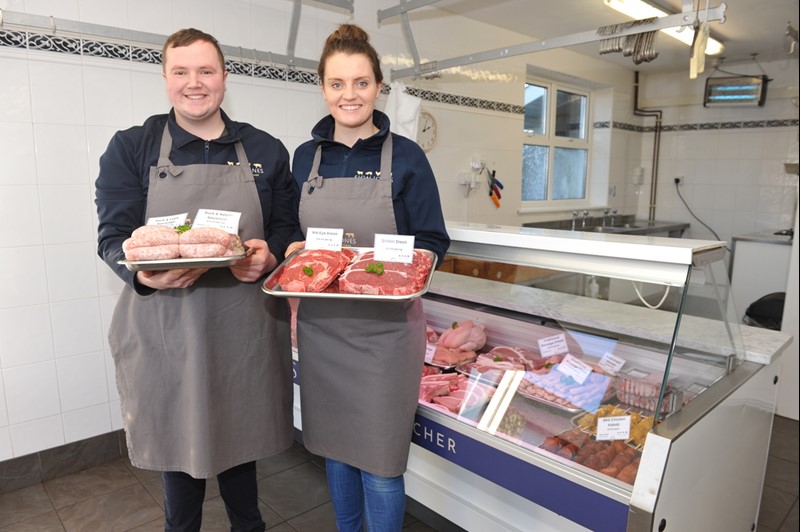 Sion and Sulwen of Sion Jones Butchers