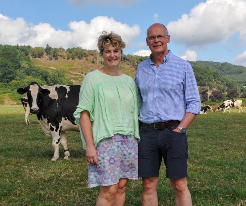 Jonathan Wilkinson with his wife Susie