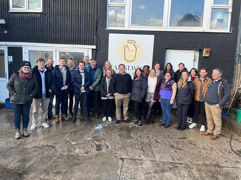 agri food attaches visit ty tanglwyst rhys lougher