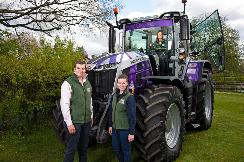 (L-R) Student and Young Farmer Ambassadors: Thomas Saunders, Sophie Bould-Lynch, Rebecca Wilson. 