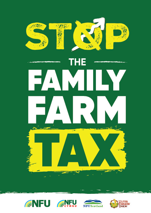 Stop The Family Farm Tax Folded Leaflet