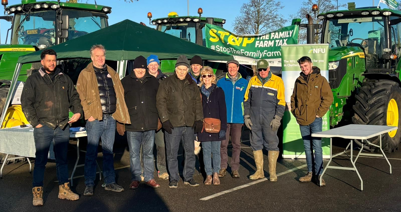 The NFU team in March, Cambridgeshire