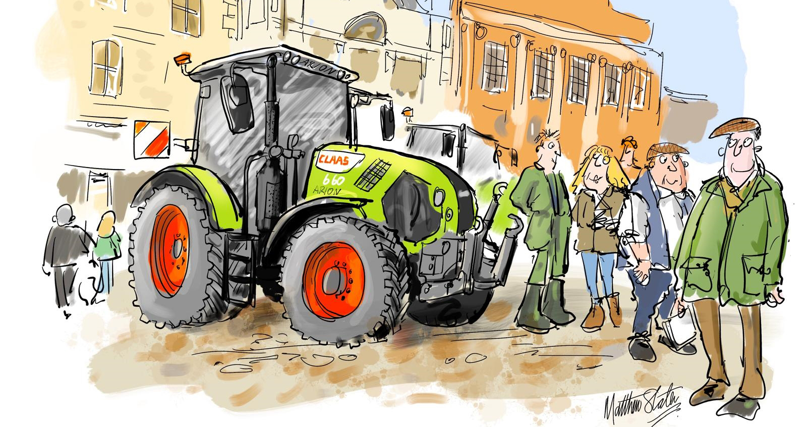 ...and captured in this fantastic iPad sketch by Matthew Slater, www.matthewslater.art