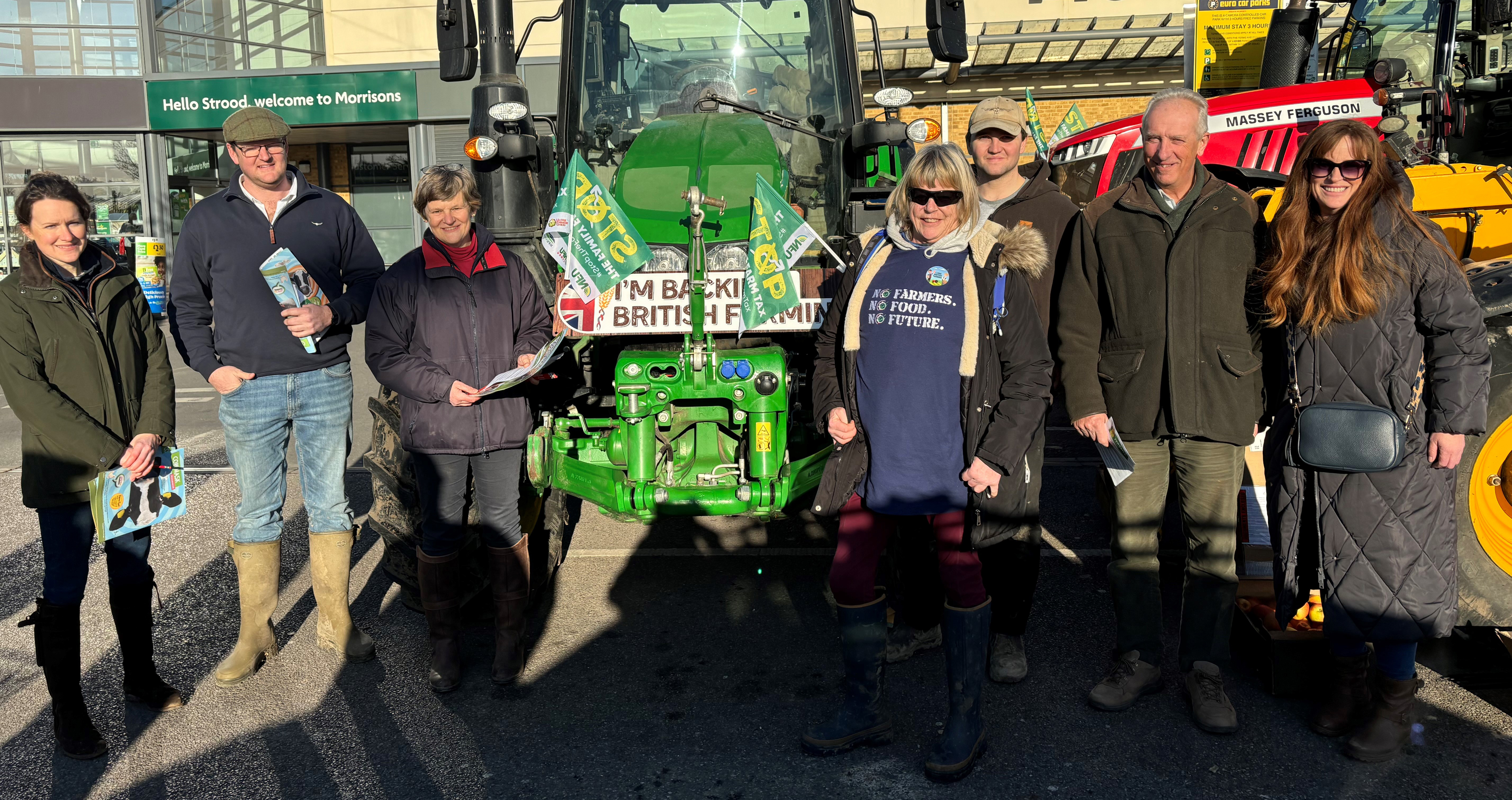 Members at Morrisons, Strood with former MP Kelly Tolhurst