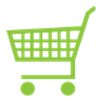 A shoppign trolley icon