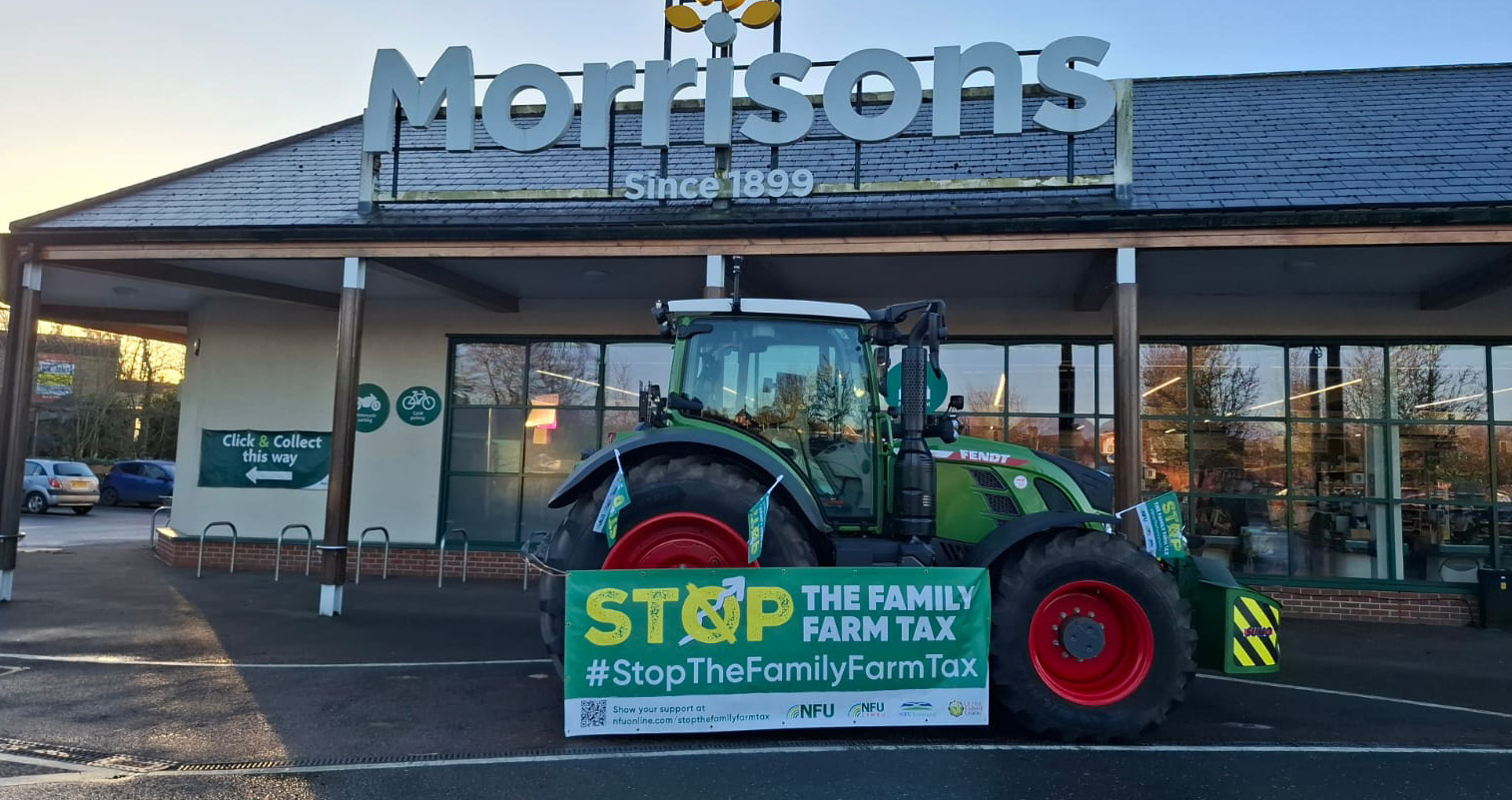 Prime spot for the campaign at Morrisons, Wymondham