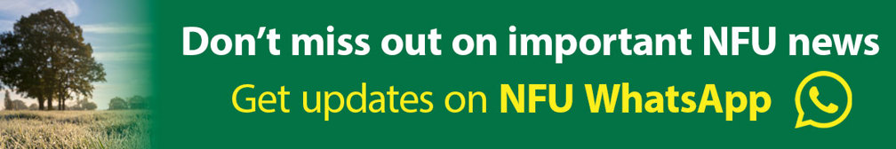 Will the Autumn Budget hit your farm? Get updates on NFU WhatsApp